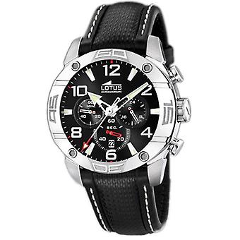 Lotus sport kvarts analog man klocka med nötnappa armband L15644/3