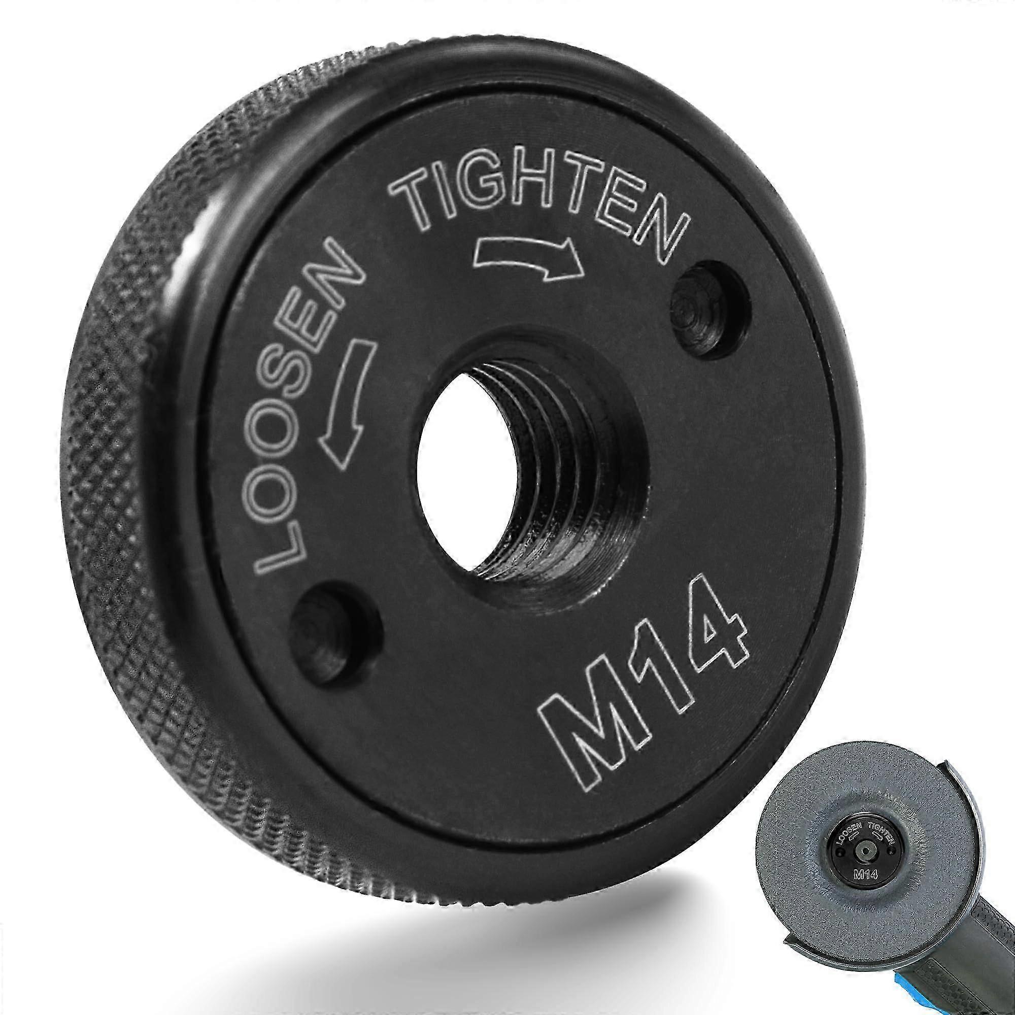 M14 Quick Release Nut Grinder Angle Grinder Accessory - Black