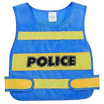 Kinder-Polizeiweste, Kostüm aus Stoff, für Kinder, 11-teiliges Polizeikostüm.