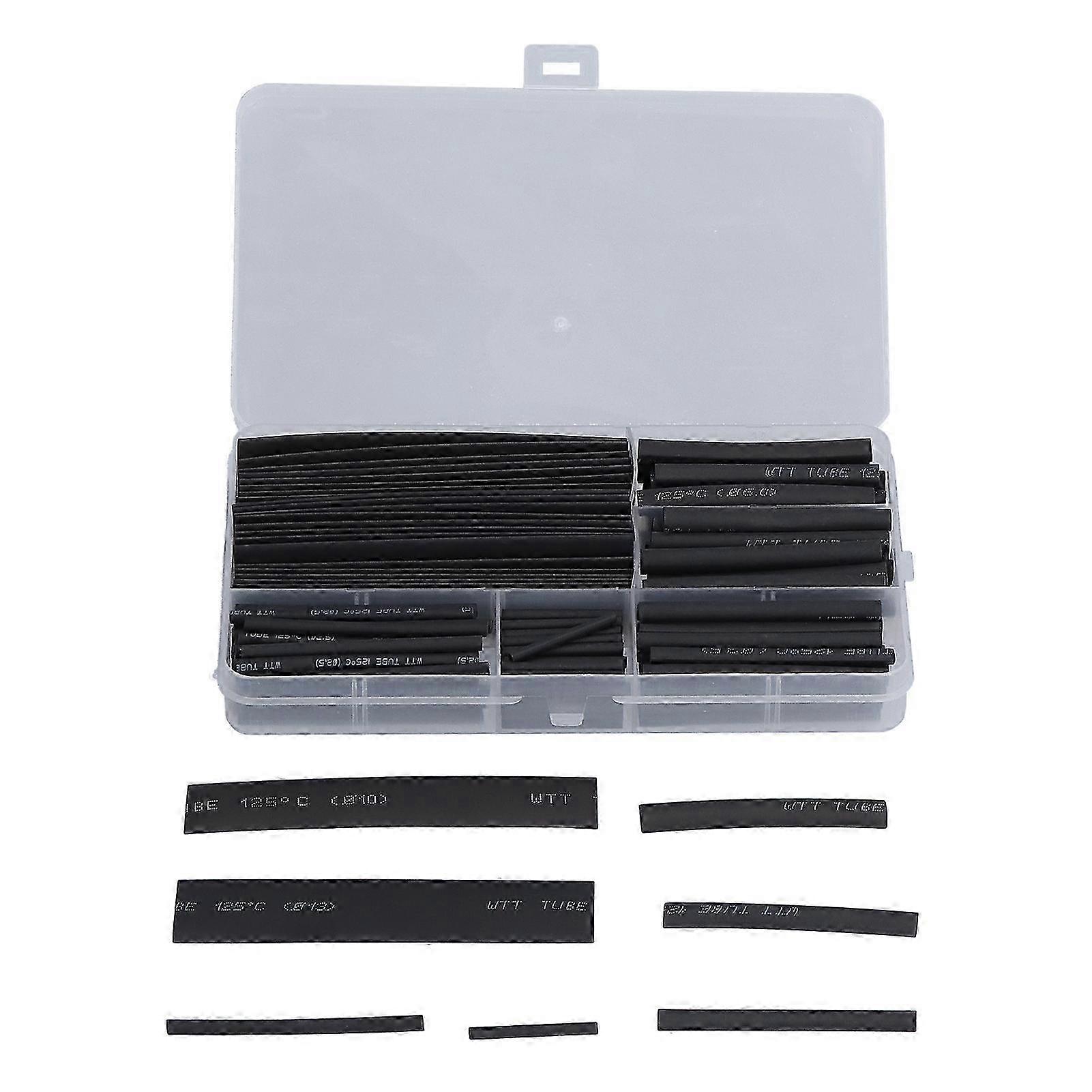 Ouitble 170Pcs Heat Shrink Tubing Kit Polyethene Insulation Electrical Wire Wrap Assortment Set