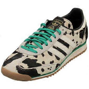 Scarpe da ginnastica alla moda da donna adidas Sl 72 Og in nero e bianco sporco