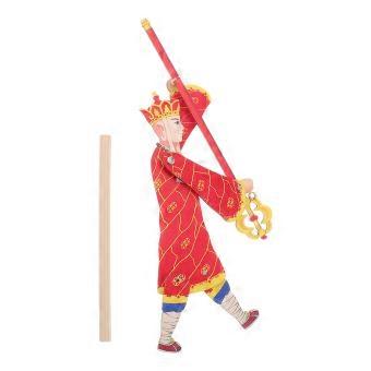 Vintage Shadow Puppet Wooden Puppets Toy for Educational Use