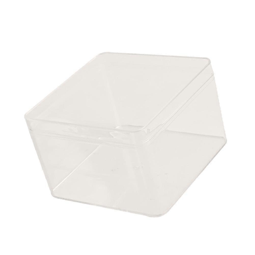 Transparent Biscuit Box compatible with Storage Use 10Pcs Set Durable Plastic Material