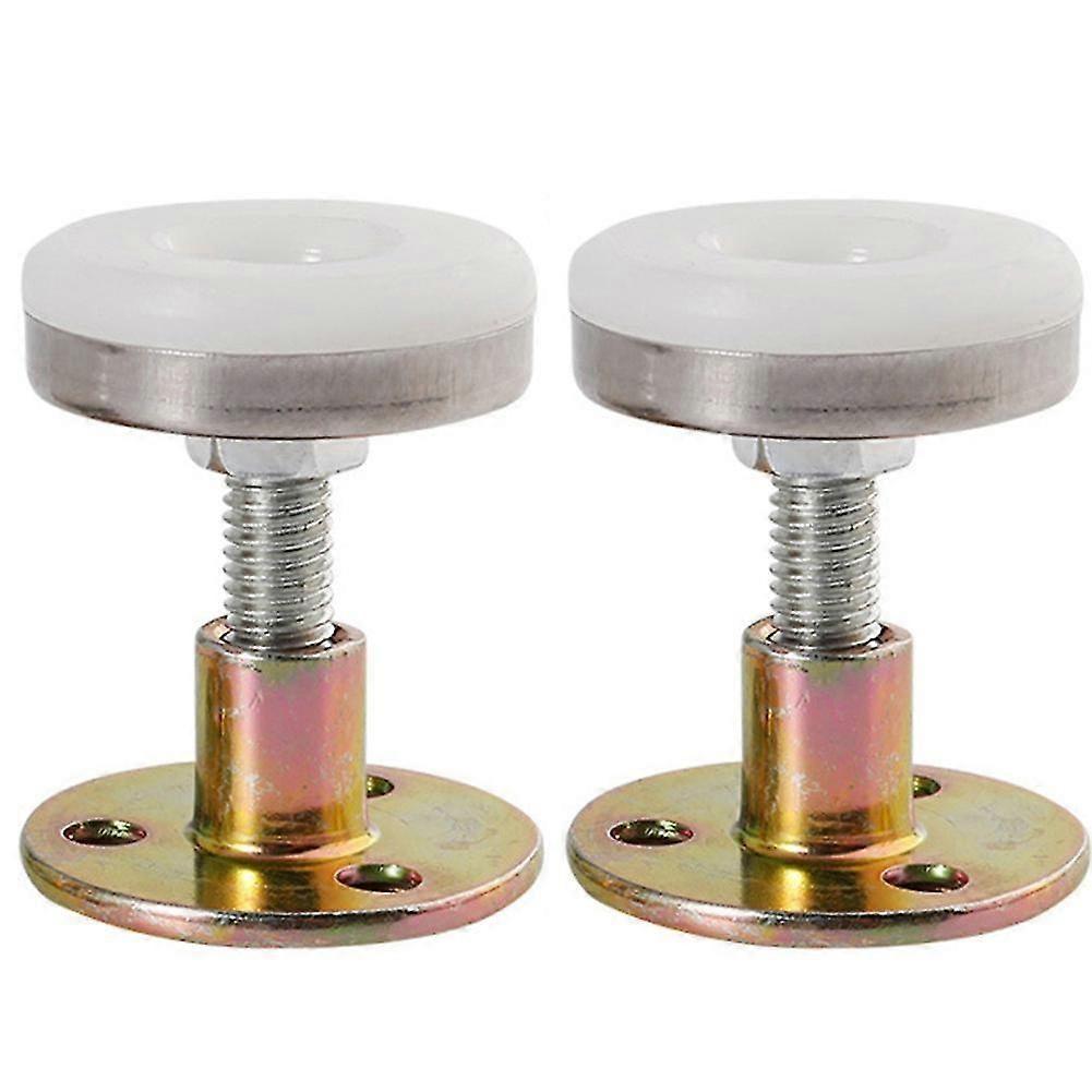 Telescopic Anti-Shake Bed Frame Support Tool, Adjustable Threaded, 2pcs Wall Mount