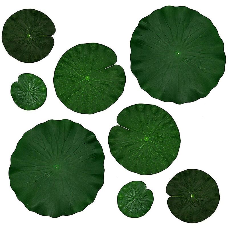Artificial Floating Foam Lotus Leaves Decor for Pond Aquarium and Stage Realistic Lotus Foliage Gre