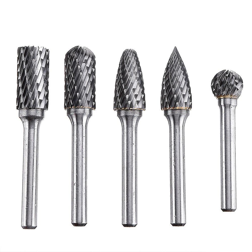 Produktbild von Bestgle 20-teiliges Hartmetallfräser-Set – Wolframstahl, Doppelschnitt, 3mm Schaft, Für Holz, Metall, Glas & Co.