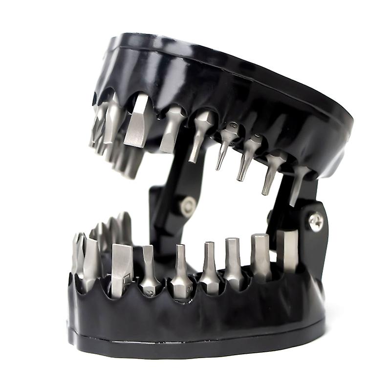 Uinique Design Denture Drill Bit Holder Teeth Model Design Built-in Magnet 28