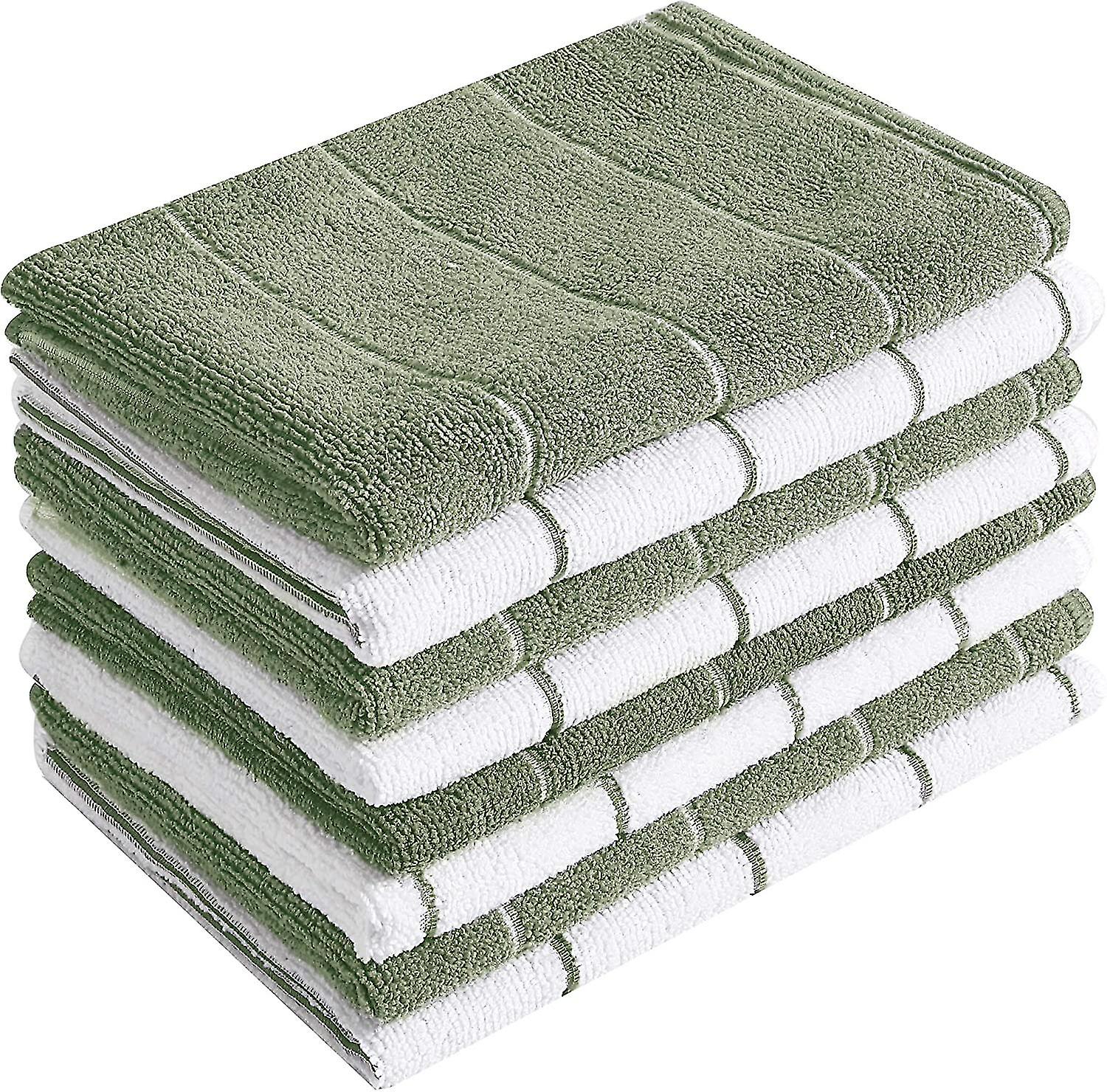 Microfiber Kitchen Towels - Super Absorbent. Soft And Solid Color Dish Towels. 8 Gift