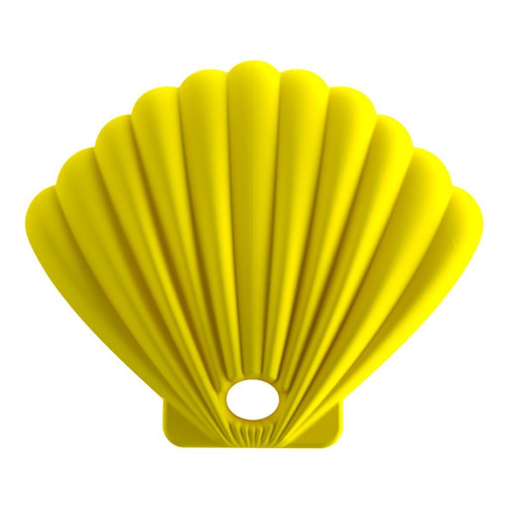 Portable Shell Silicone Face Covering Storage Bag Container Holder Yellow