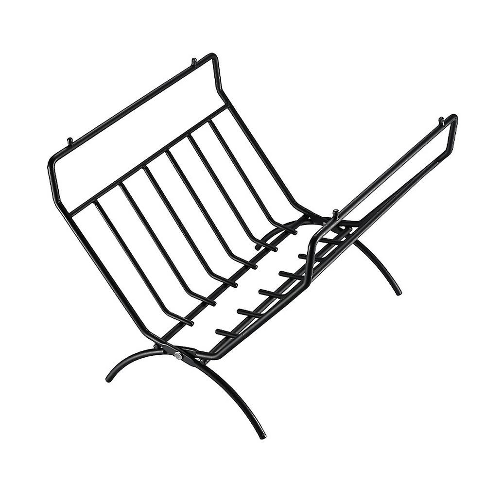 Portable Camping Metal Firewood Rack And Desktop