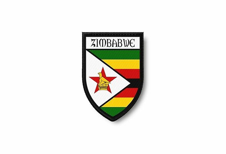 Patch Ecusson Termocollant Edge Brode Flag Prints Zimbabwe