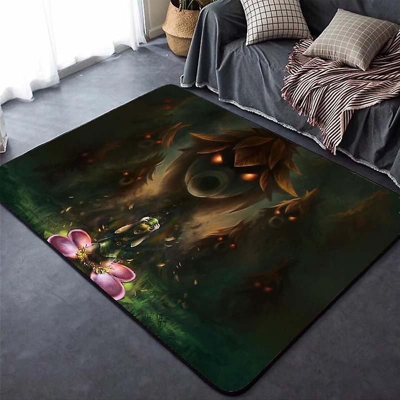 ゼルダの伝説のカーペットリビングルームの家の装飾滑り止めキッズプレイゲームエリアラグソフトフロアマットホームデコレーション