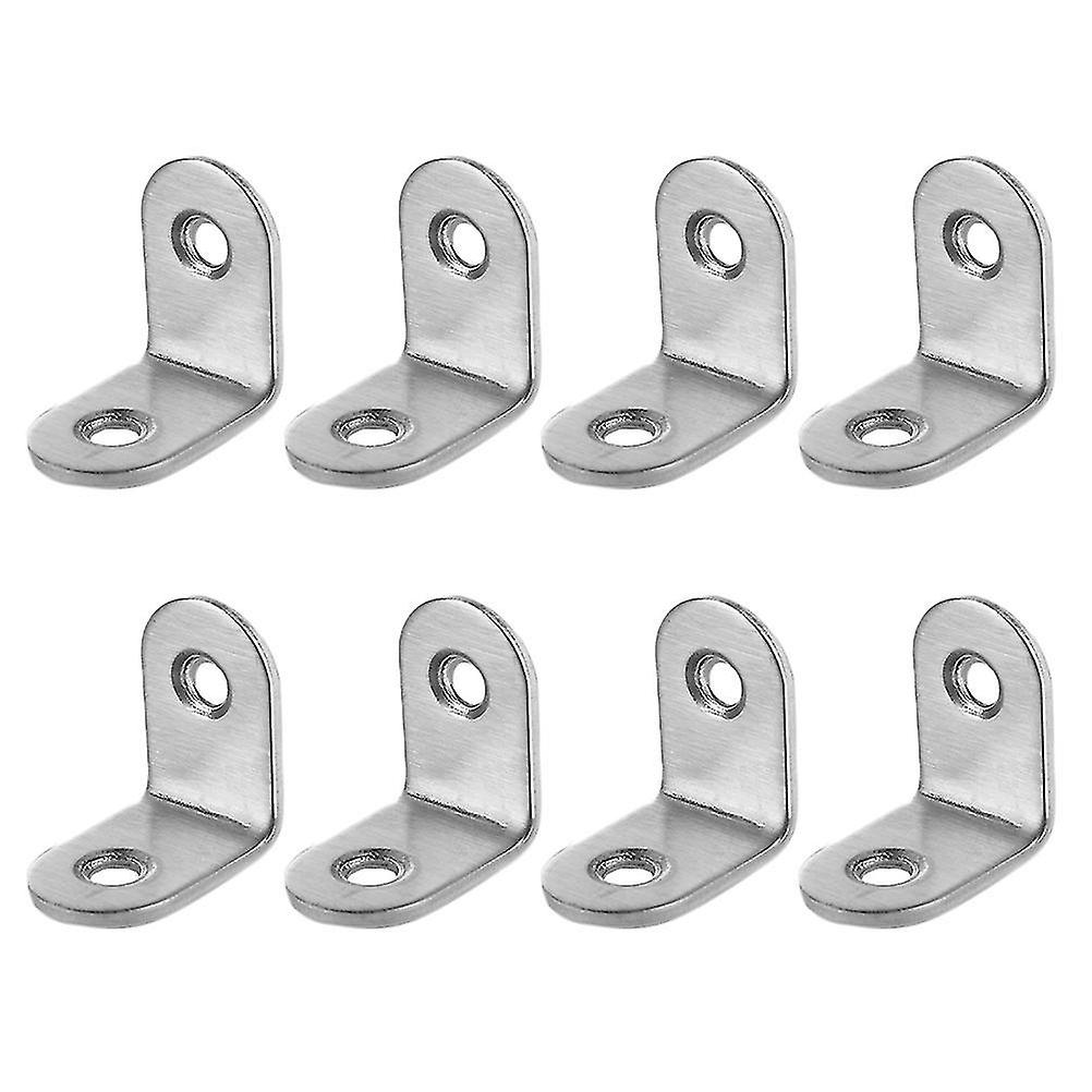 16pcs Angle Code 2mm-thick Stainless Steel With Screw Angle 90 Degree Brackets Furniture Link Code (