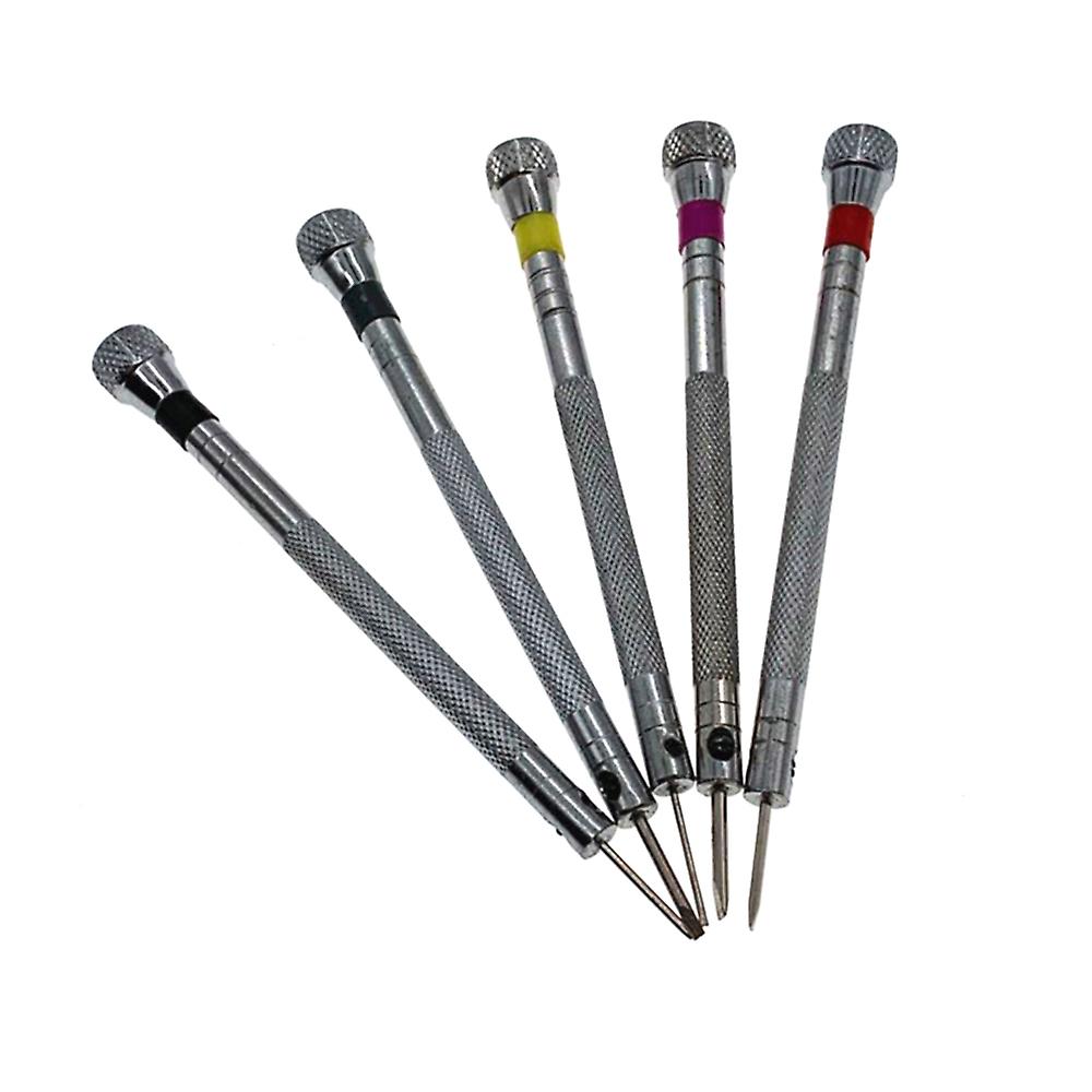 5pcs Mini Screwdrivers With 5pcs Screwdriver Heads Set