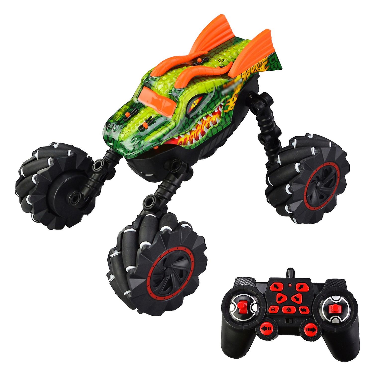 RC Stunt Car for Kids 2.4GHz Drift Car Side Shift Deformation RC Car with Function Action Programmin