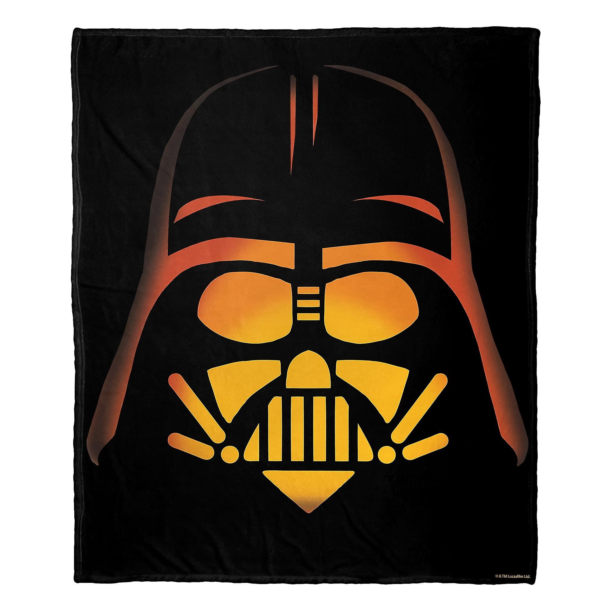 Star Wars; Vader Jack-o'-lantern Aggretsuko Comics Silk Touch Throw Blanket; -ujki107