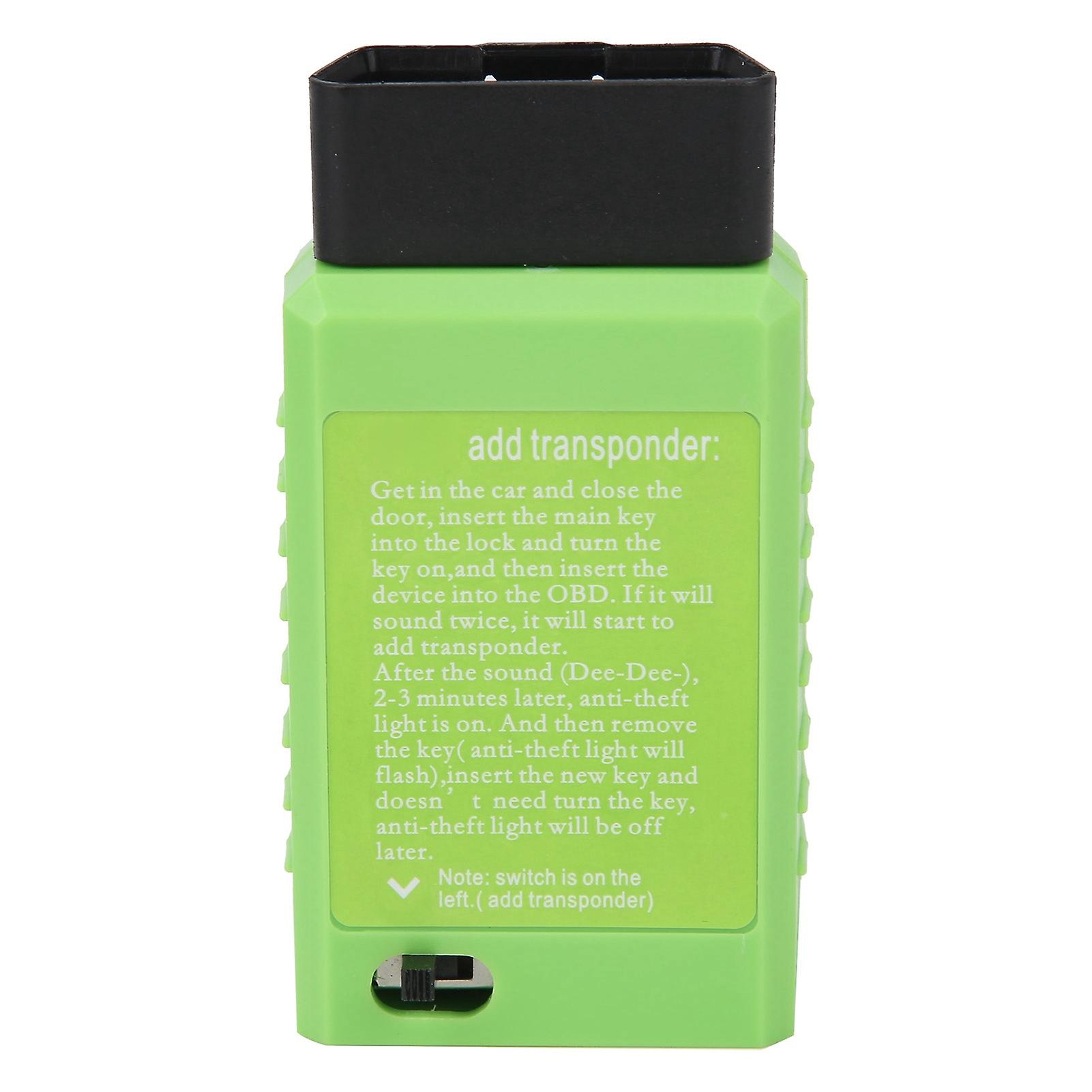 OBD télécommande programmateur de clé automatique dispositif transpondeur touches correspondant vert ajustement pour puce G / H