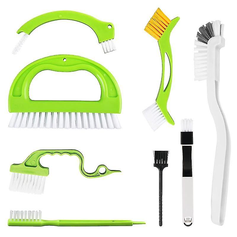 8 Pack Grout Cleaner Brush, Groove Space Cleaning Tools Carle Joint Scrub Brush To Deep Cl