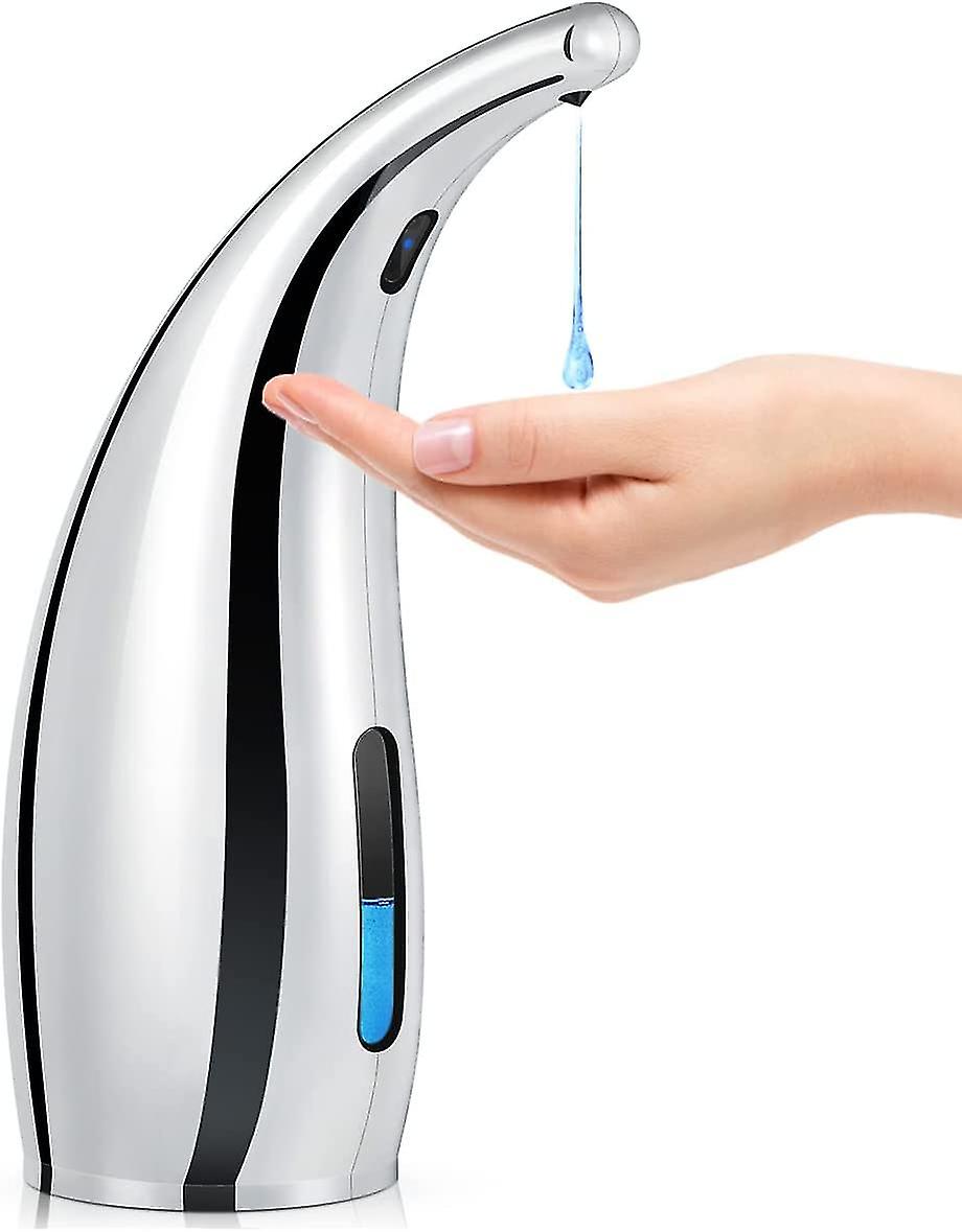 Automatisk tvåldispenser, 10.25 oz beröringsfri tvåldispenser utrustad med infraröd rörelsesensor, handsfree tvåldispenser, vattentät automatisk tvåldispenser F
