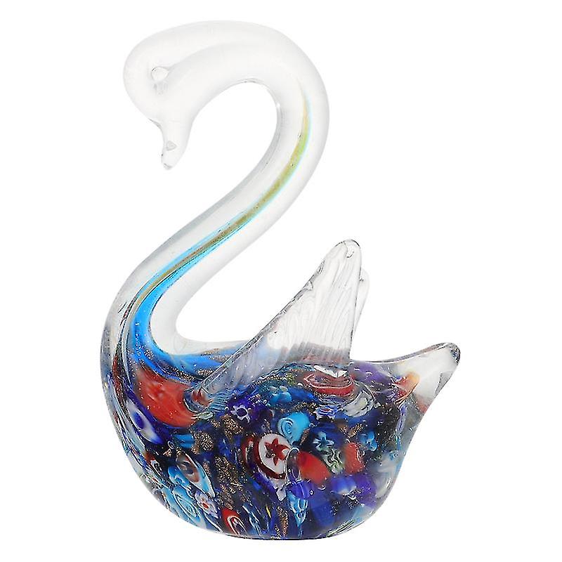 1pcs Crystal Swan Ornament