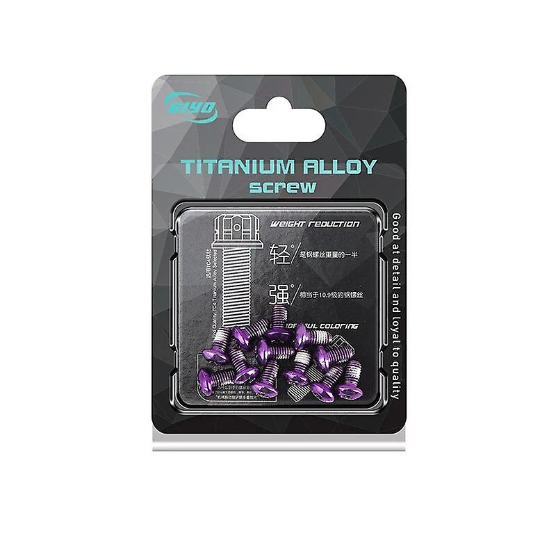 12pcs ανοξείδωτο M5x10mm βιδών δίσκων φρένων T25 για τα εξαρτήματα ποδηλασίας ποδηλάτων βουνών