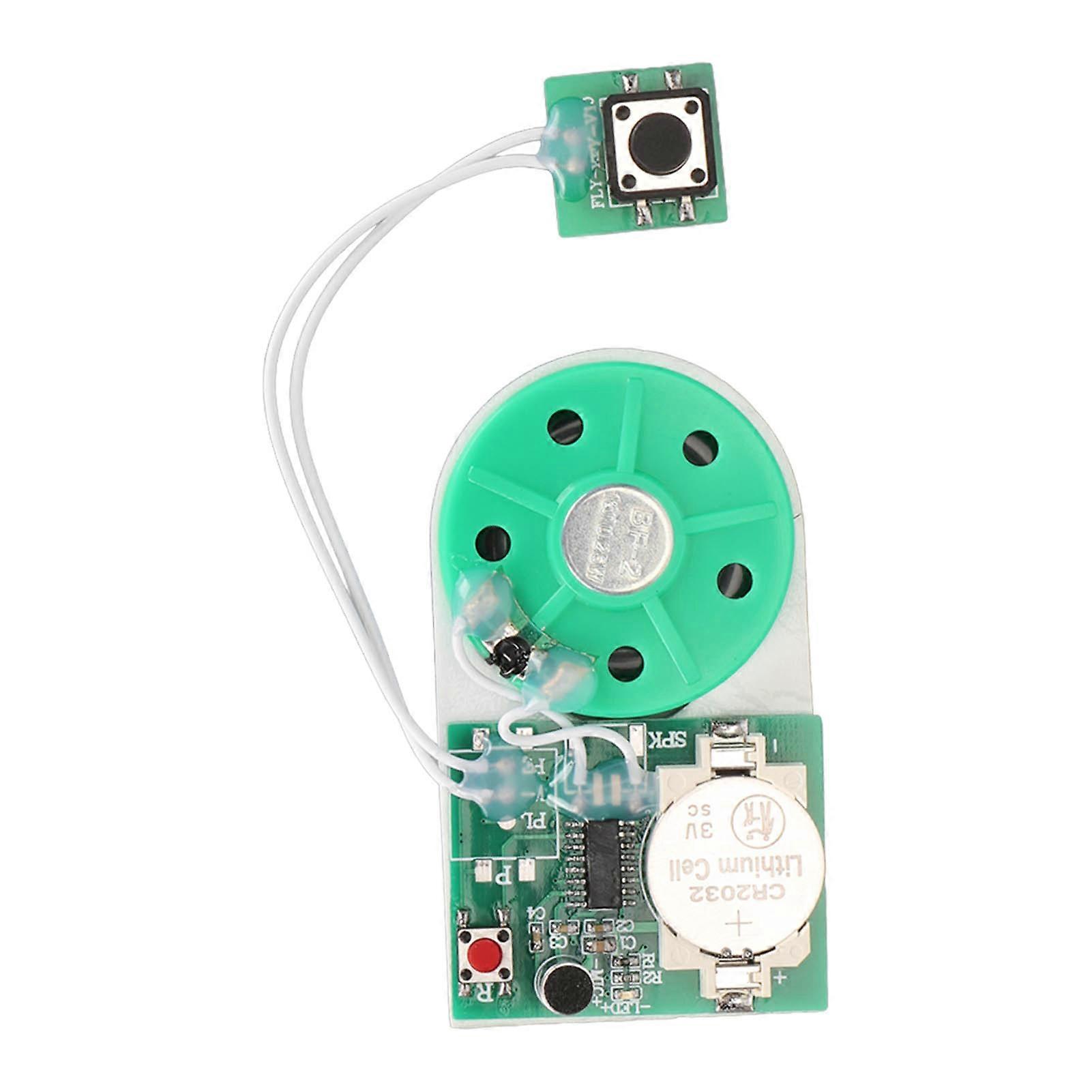 25 Second Recording Playback Module Key Recording Greeting Card Sound Recorder Board With Double Sided Tape