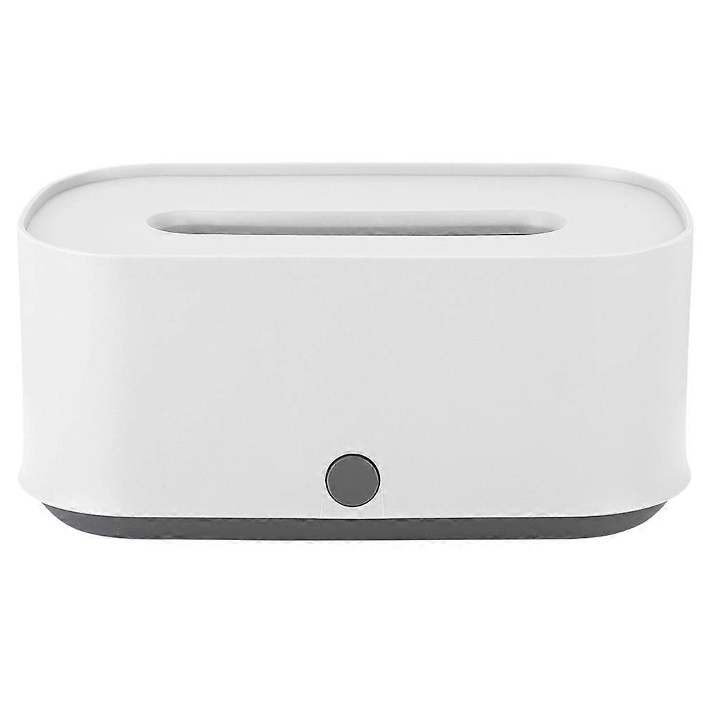 Nordic Household Multi-Functional Paper Towel Storage Box Tissue Box Holder (White)