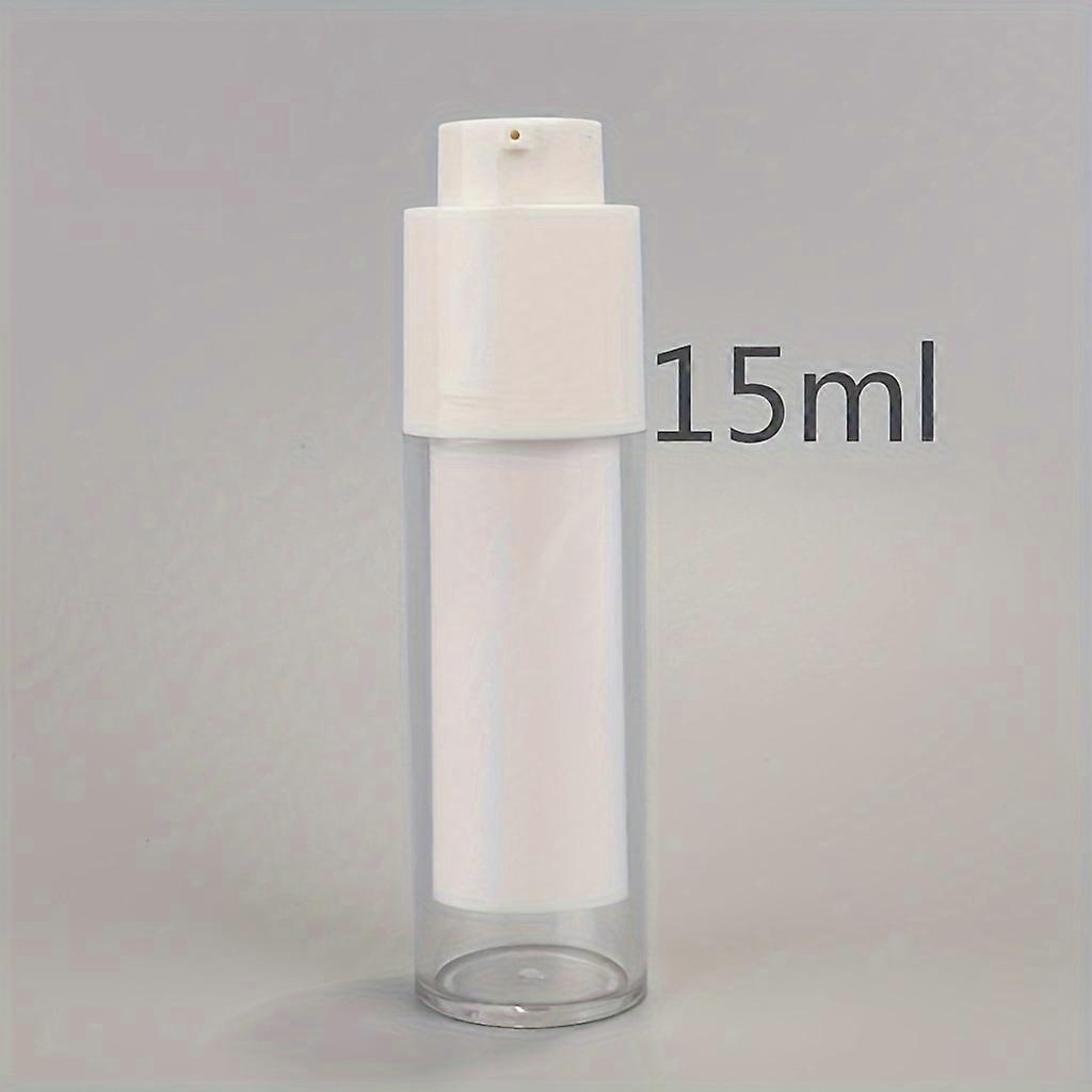 15ml/30ml/50ml Travel-Sized Airless Lotion Pump Bottle - Lead-Free, Unscented, Vacuum Dispenser for Liquid Foundation, Lotion, Shampoo, and Cosmetic S