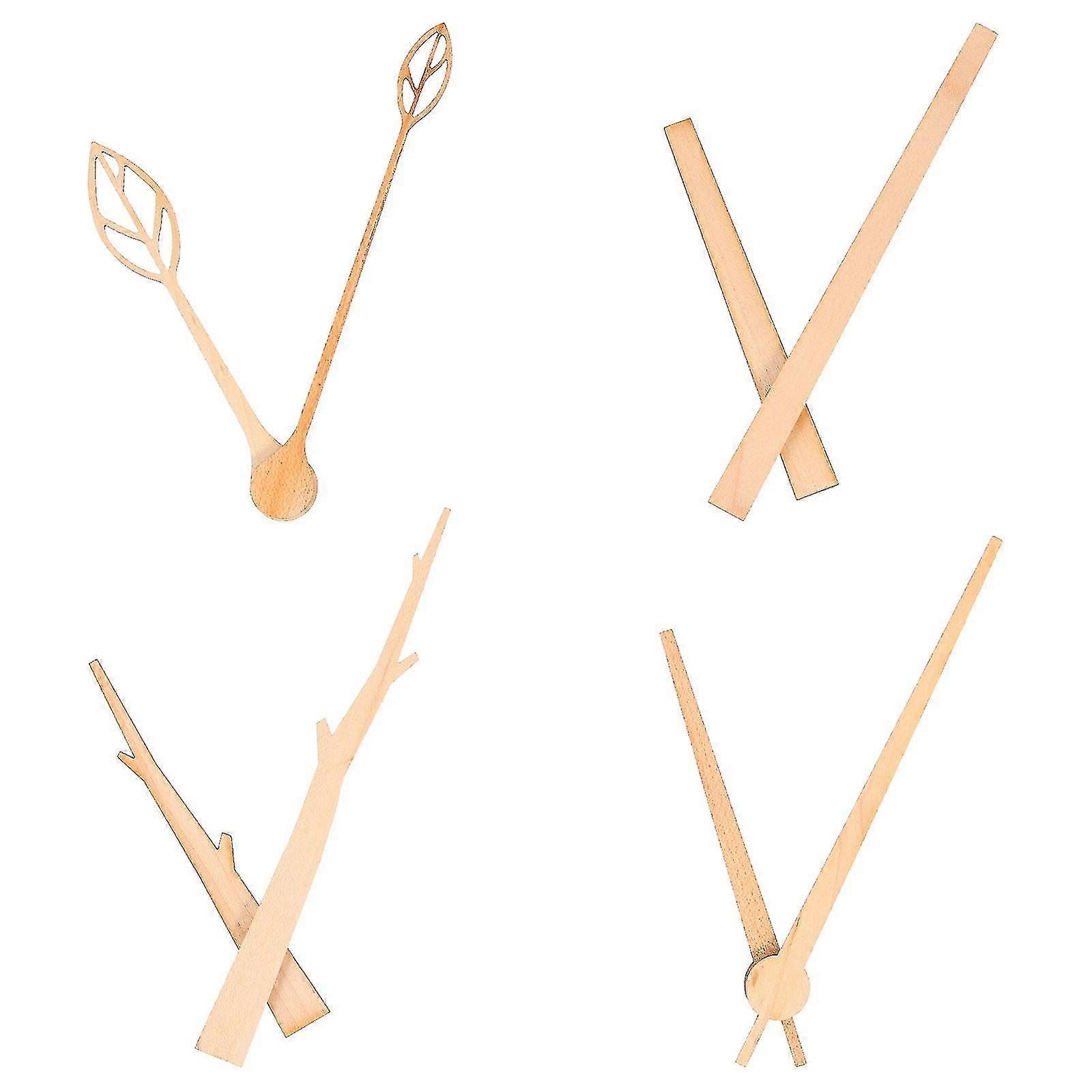 4 Sets Digital Wall Clock 3d Home Art Decor Needle Replacement Decorative Arm Sweep Diy Pointer_Feb