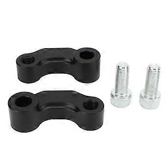 2 Pcs Motorcycle Rearview Mirror Mounting Bracket Wing Mirror Extension Holder Replacement For SUZUKI V?Strom DL650 2017?2022 Black