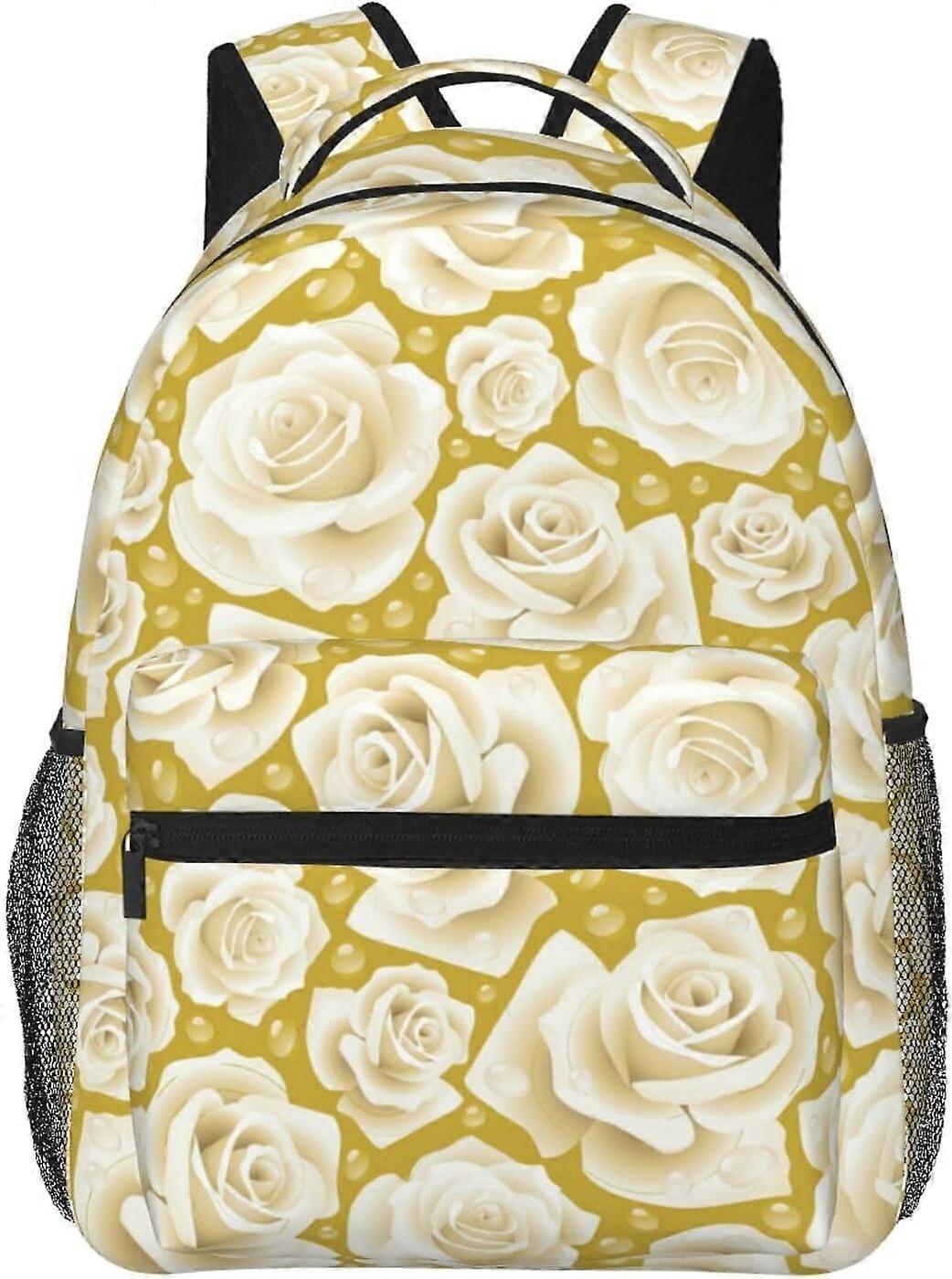 روز زهرة حقيبة الظهر روز كمبيوتر محمول حقيبة ظهر زهرة الكمبيوتر اللوحي السفر نزهة المرأة حقيبة كمبيوتر محمول