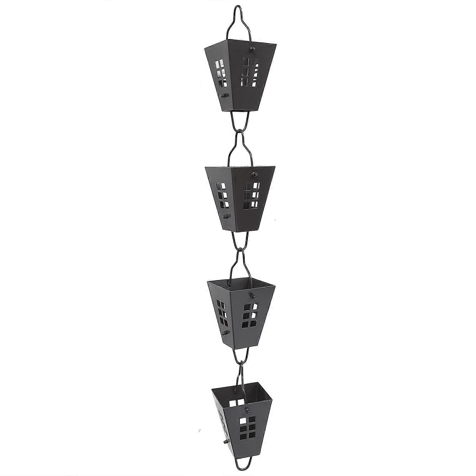 1Pc Creative Rain Chain Balcony Rain Chain Gutter Downspout Rain Chain (As Shown)