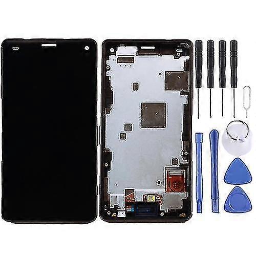 Oem Lcd Screen Compatible With Sony Xperia Z3 Mini Compact Digitizer Complete Assembly With Frame