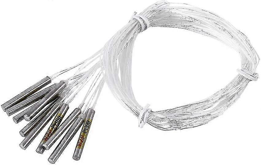 Waterproof Temperature Probe Thermometer Pt100 Sensor Probe 10pcs