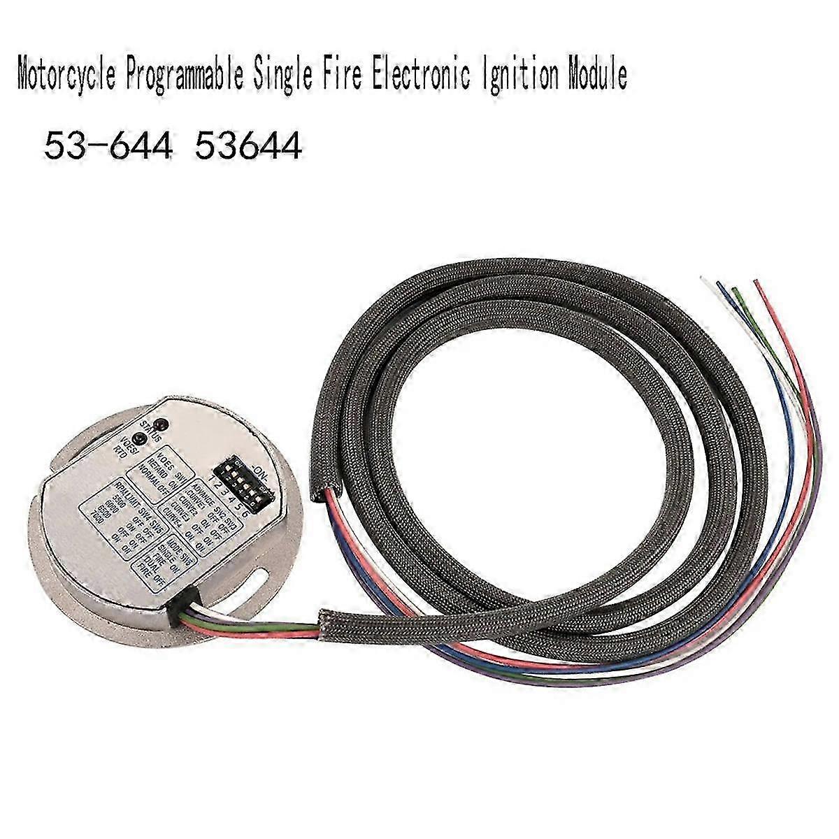 53-644 Motorcycle Programmable Single Fire Electronic Ignition Module ...
