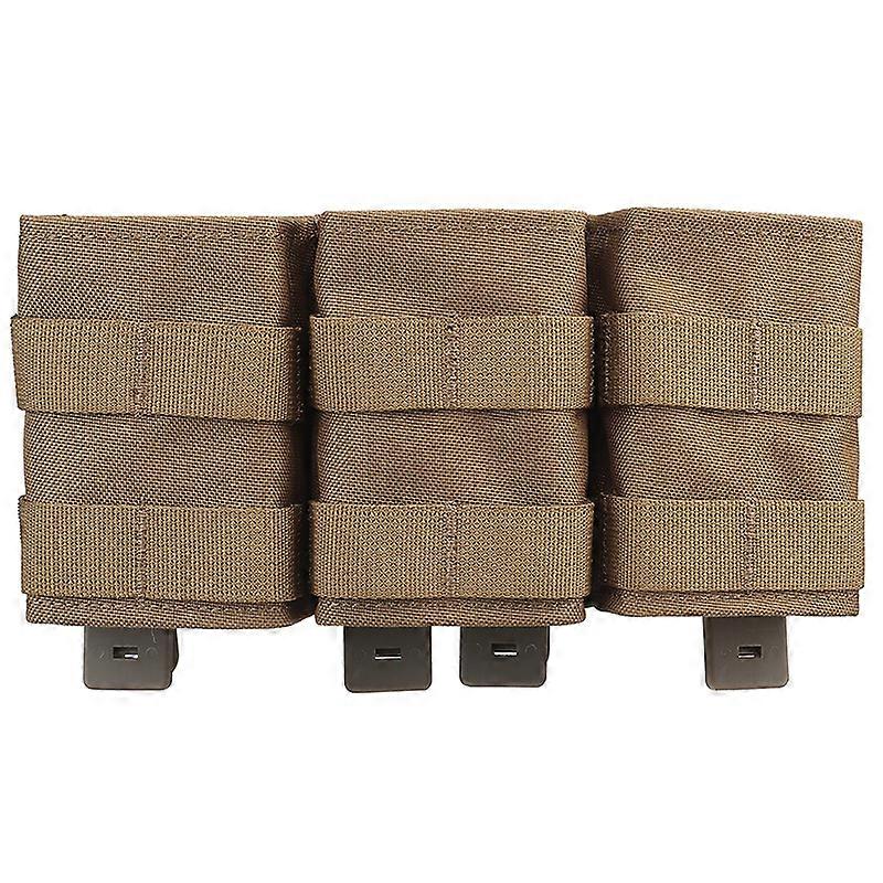 Tactical Triple Magazine Pouch For 762mm Mag with Hard Insert Carrier Quick Draw Military Molle Mag Pouch MG-F-17