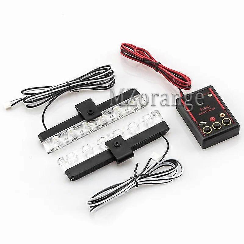 2x6 Wired/Wireless LED Remote Controller Car Strobe Warning Police Light Fso Flash Bar 12V Emergency Work