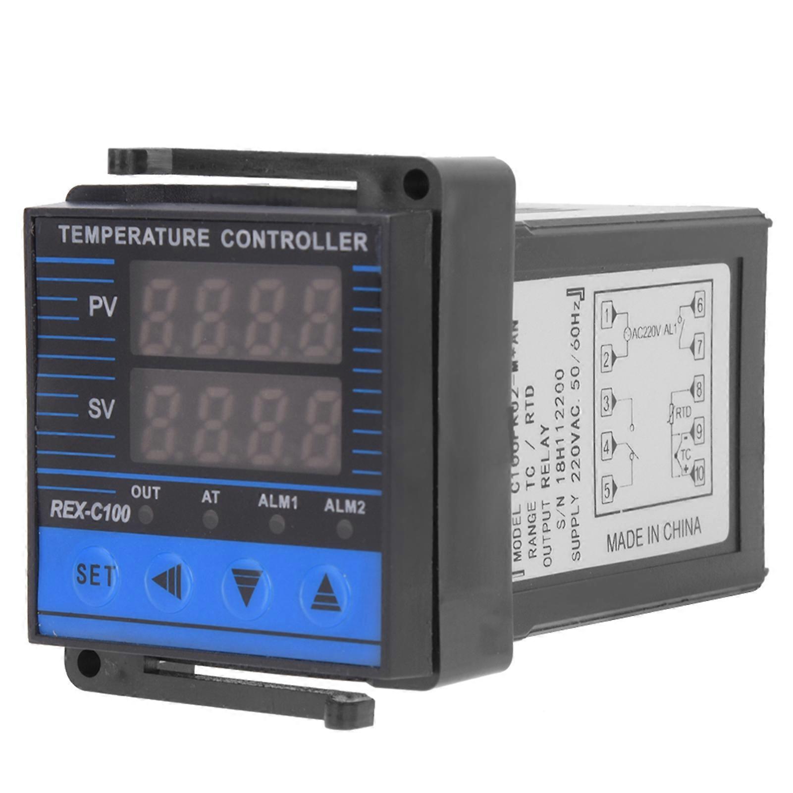 Digital Temperature Controller Intelligent High Sensitivity Relay Output REX-C100 0-400 YEMAA