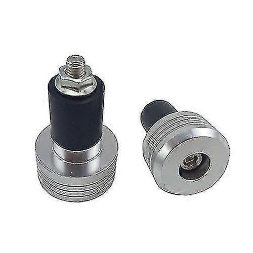 Motorcycle Handlebar Ends,7/8'' Handle Bar Slider Caps Weight Plugs Cnc Aluminum (blue)
