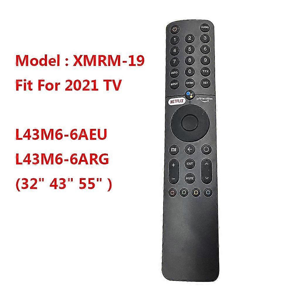 New xmrm-010 for xiaomi mi tv 4s 4a l65m5-5sin l65m5-5asp mi p1 32 bluetooth voice remote control android smart tvs replacement