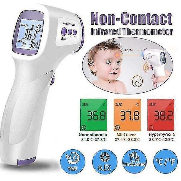 leader digital non-contact infrared forehead lcd screen temperature