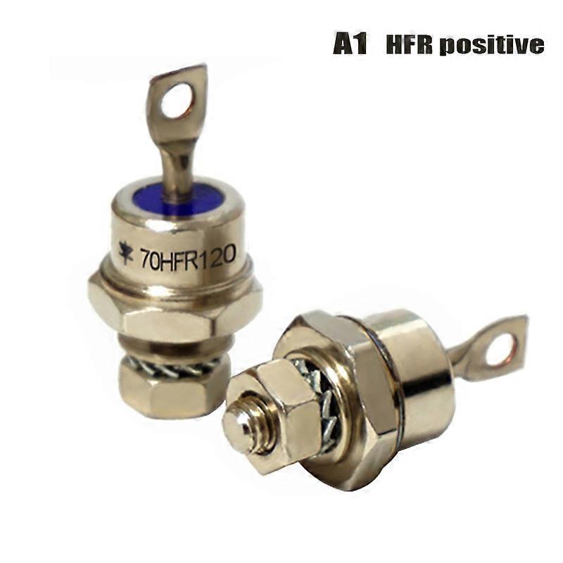 70HF120 Spiral Rectifier Diode 1200V 70A 70HFR120 Blocking Diode Chassis Stud Mounting Replacement for Battery