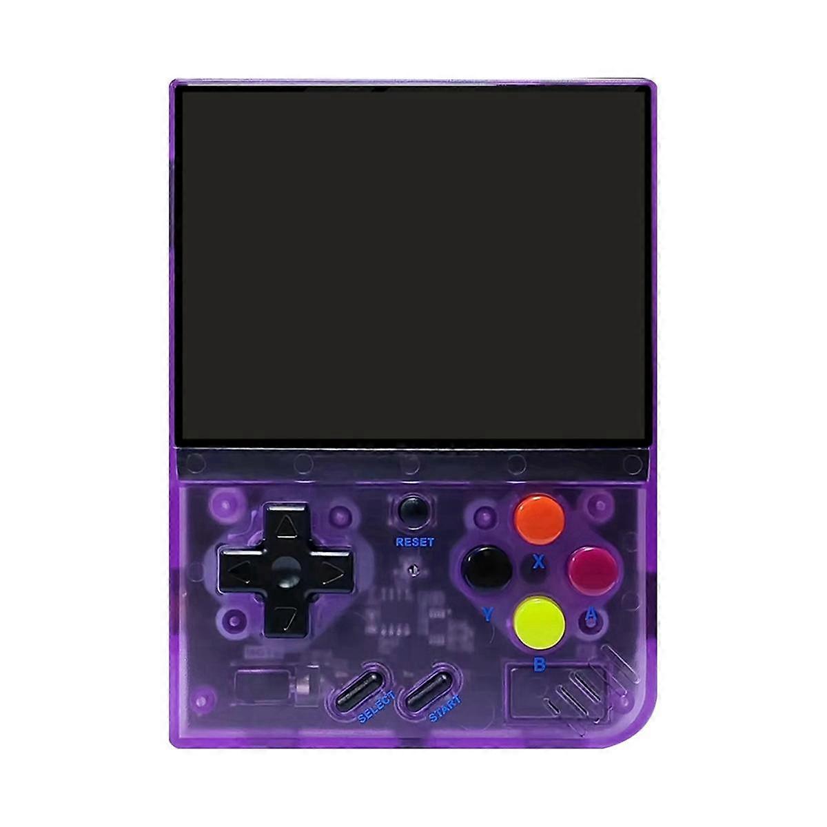 Retro R33s Handheld Game Console Transparent 3.5 Inch Ips Screen Game Console Mini Portable Game Co