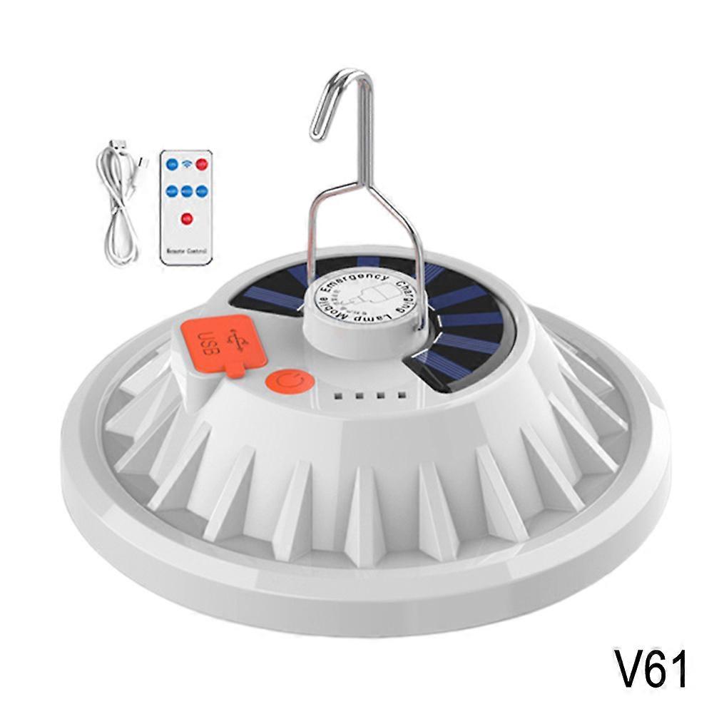 Hangable Disc-Shaped Light with Remote Control Multi-Purpose Lighting Flashlight for Camping