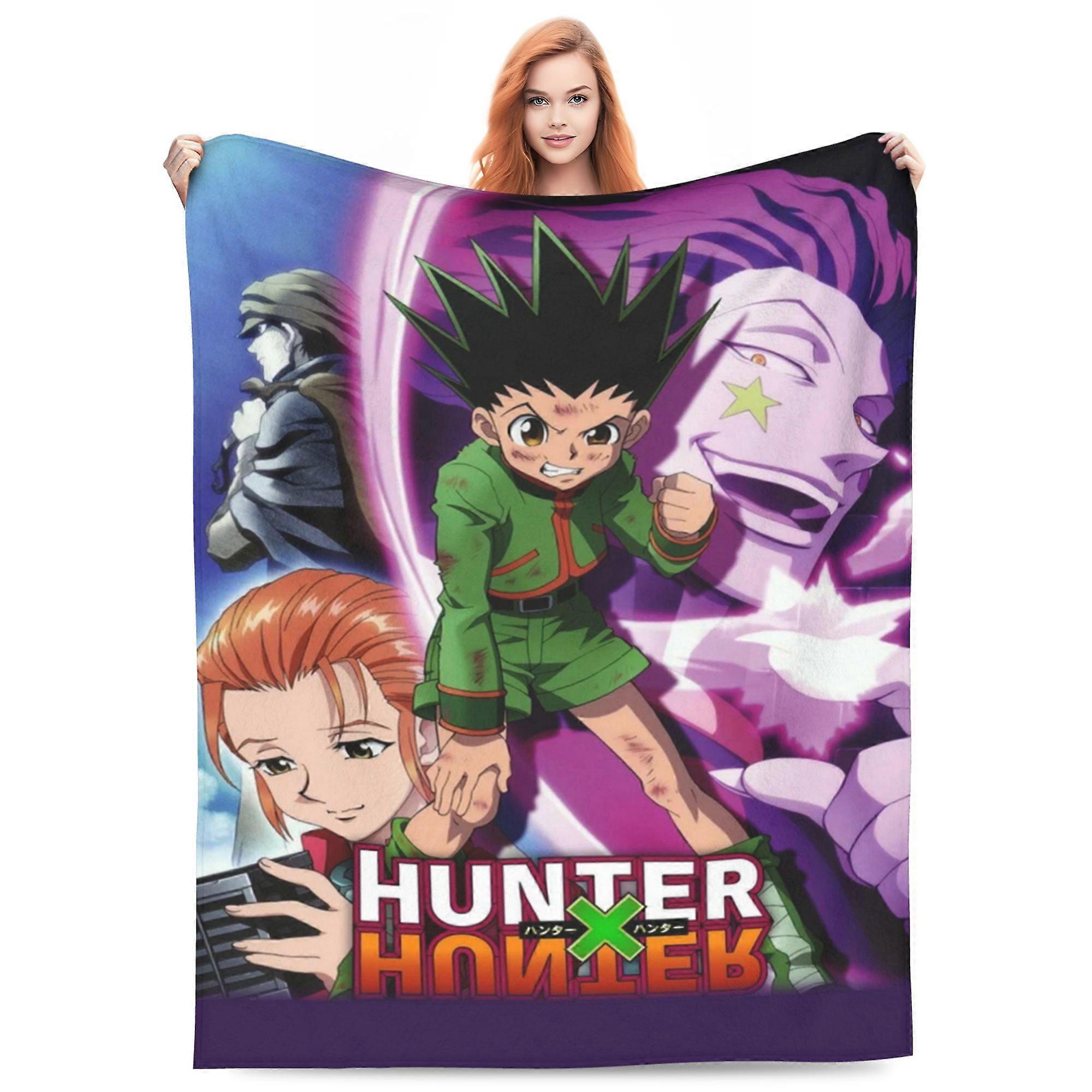 Hunter X Hunter Couverture De Lit Couverture Imprimée En 3D Légère Super Douce Air Conditionné Chambre Toutes Saisons Couverture Canapé Canapé-Lit Fans Cartoon Blank