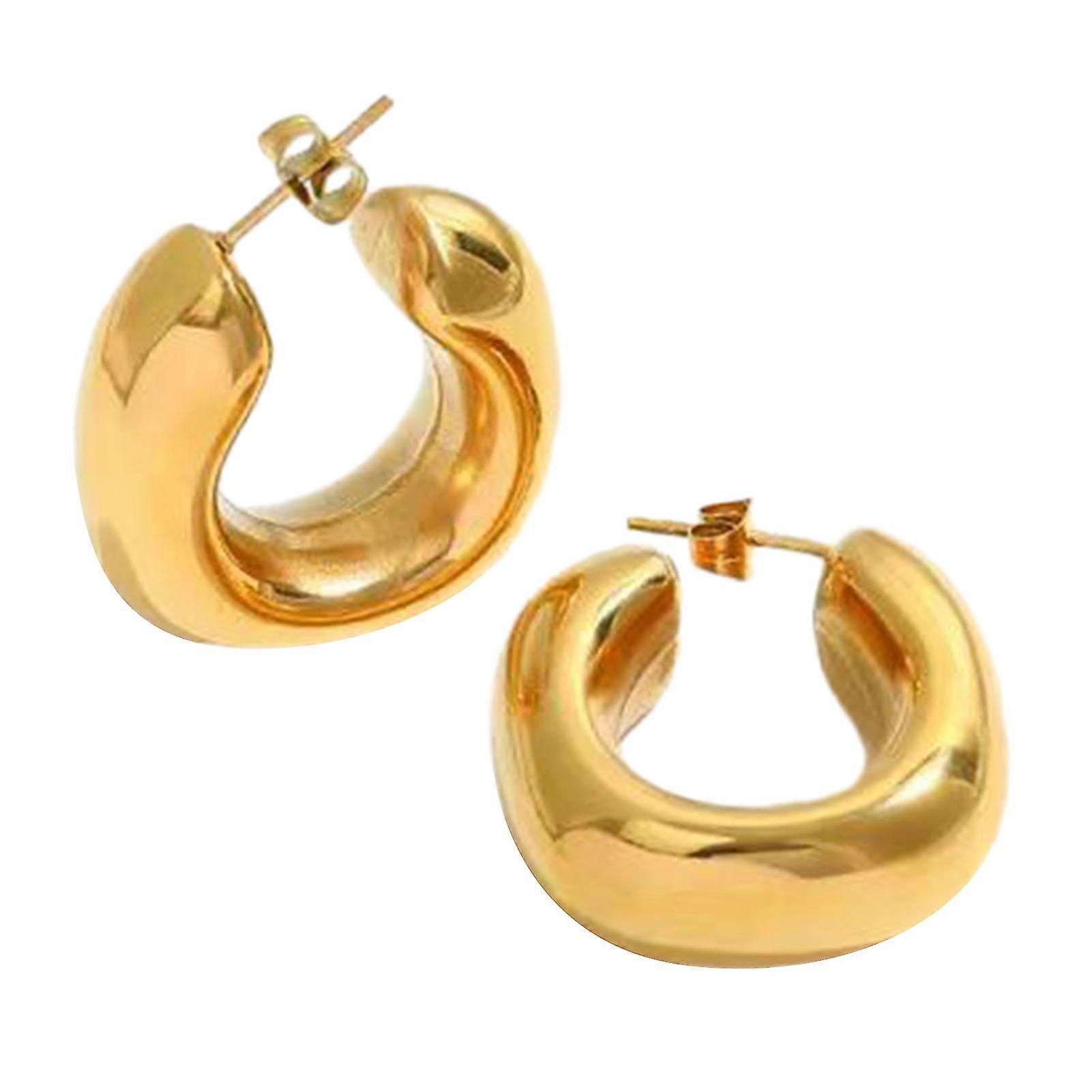Plated Hoop Earring Charming Ear Dr For Anniversary
