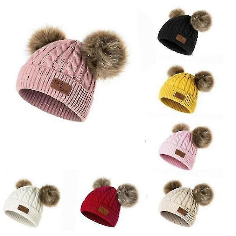Dobbel Pompom Beanie Hat
