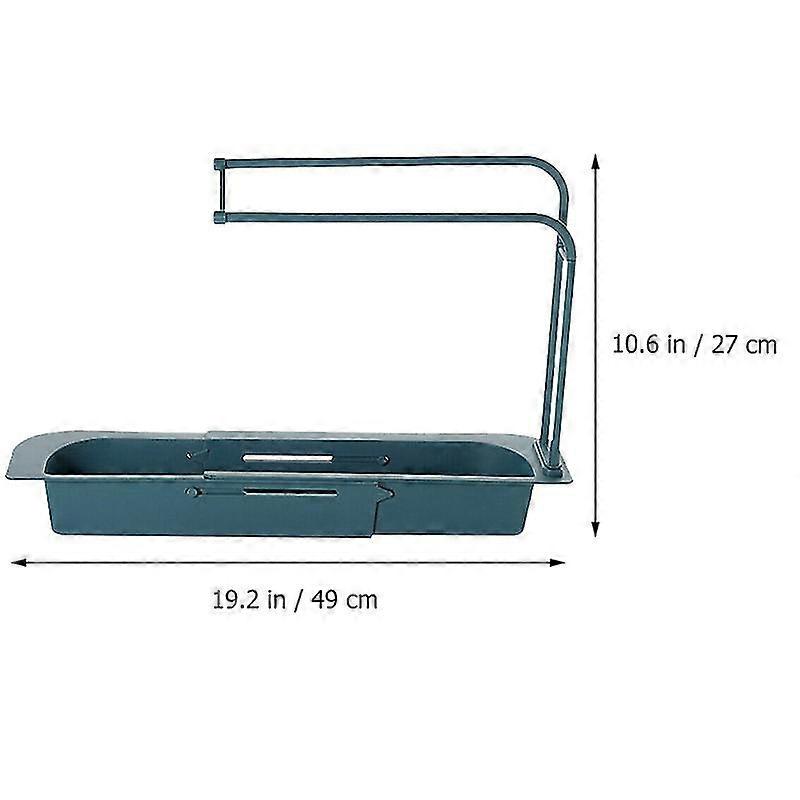 1pc Creative Sponge Soap Holder Telescopic Drainer Sink Tray For Home Kitchen