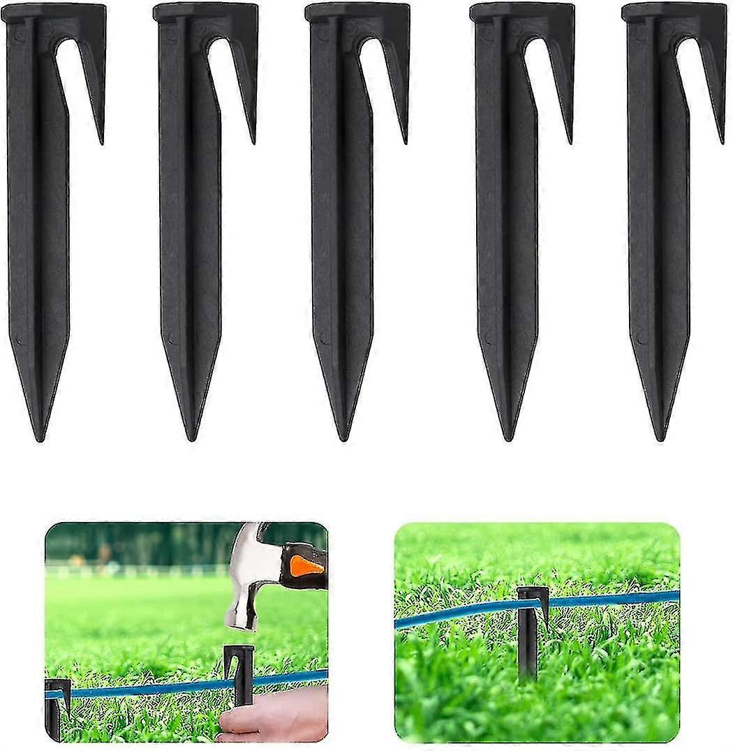 Perimeter Wire Fixing Stakes, 100pcs Fixing Pegs For Robotic Lawn Mowers Compatible With Gardena Husqvarna Worx Bosch Crjjkoy
