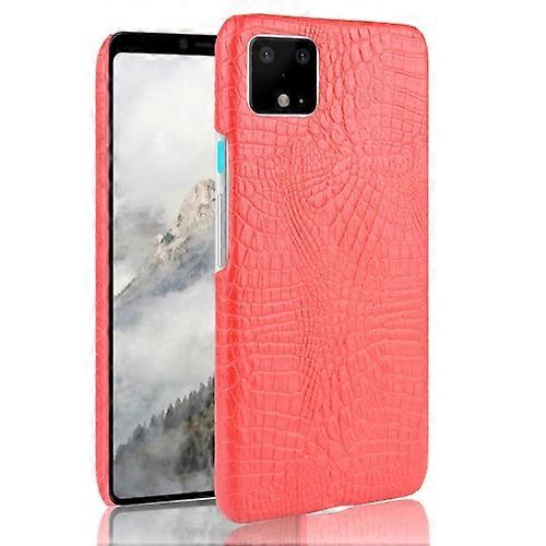 Shockproof Crocodile Texture PC + PU Case For Google Pixel 4 XL